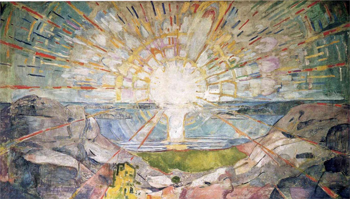 The Sun, 1911-1916 - Edvard Munch Painting